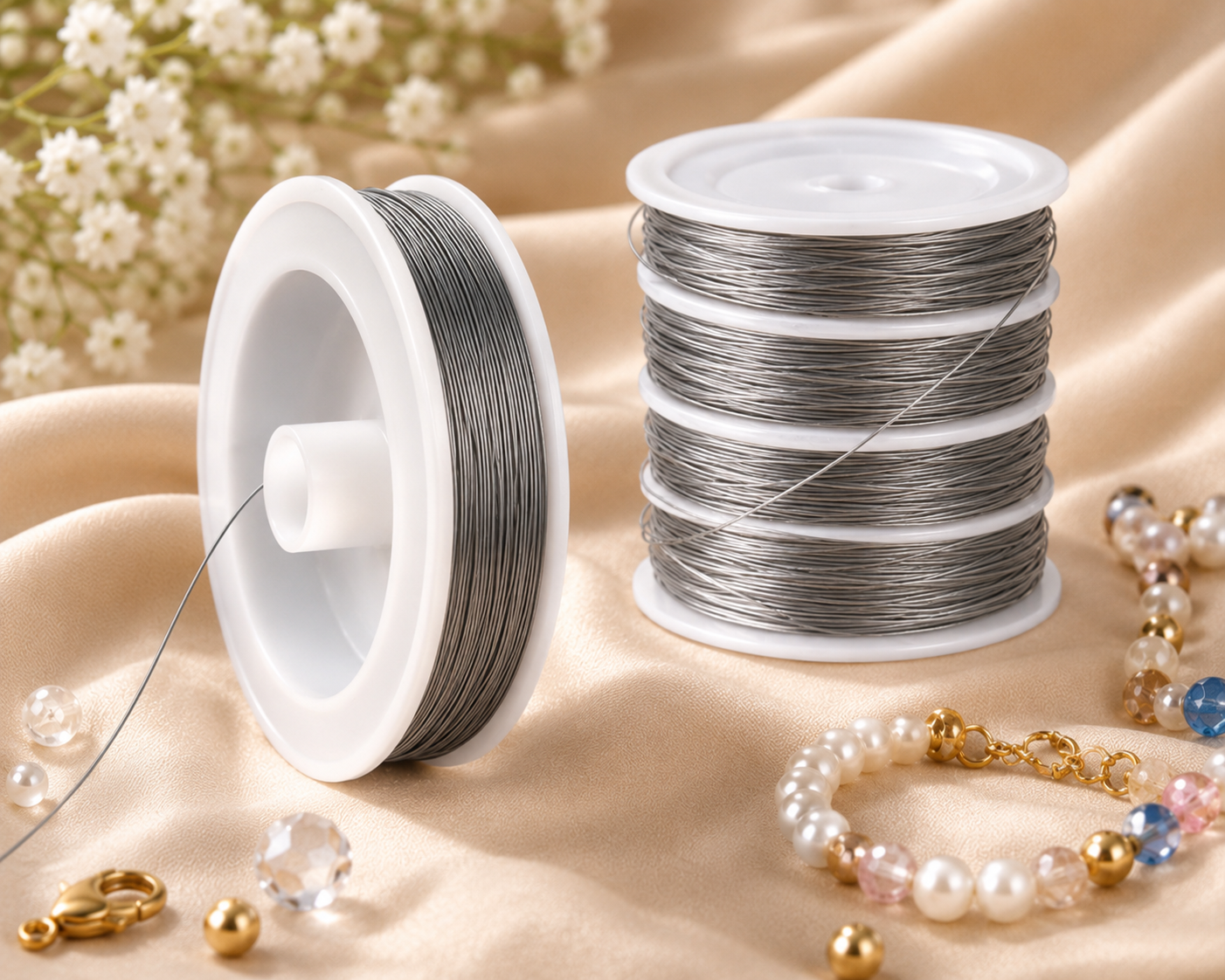 Nylon Coated Tiger Tail  Wire For Making ,jewelry ,DIY Craft