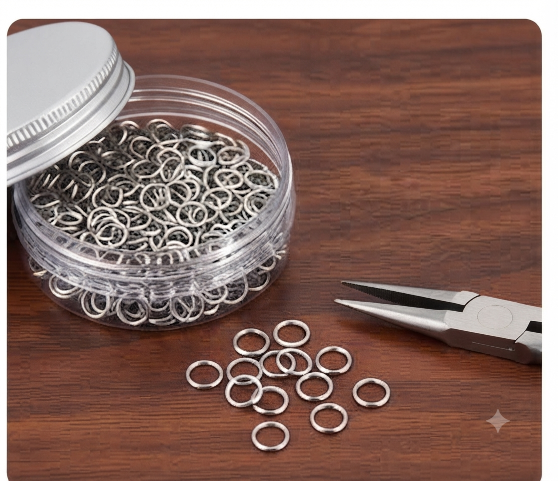 Jump Rings, Stainless Steel 4mm Jump Ring Clasp