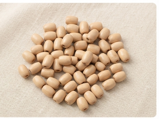 Oval Wooden Beads, 11x7mm, Natural Colour, for Jewellery Making and Crafts