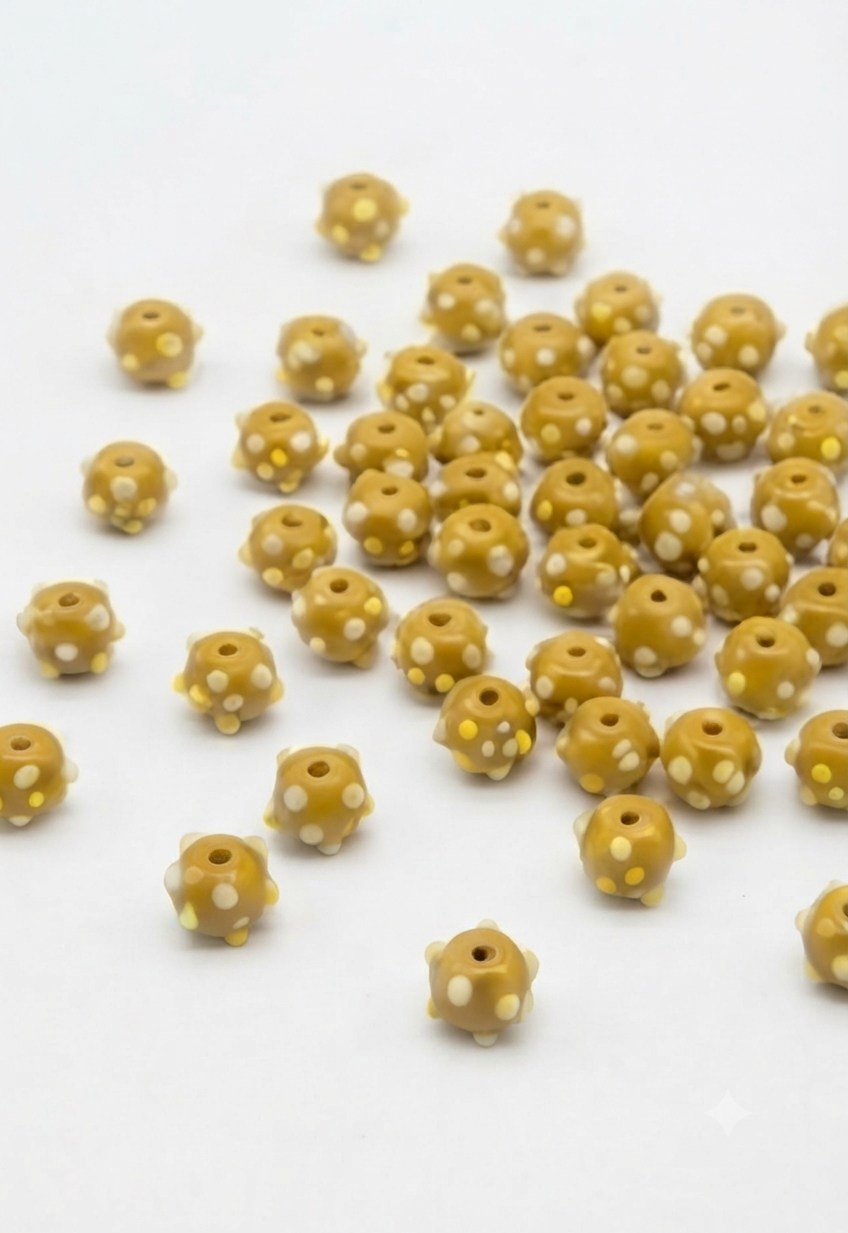 Bumpy round Lampwork  glass Beads For Making Jewellery 12mm